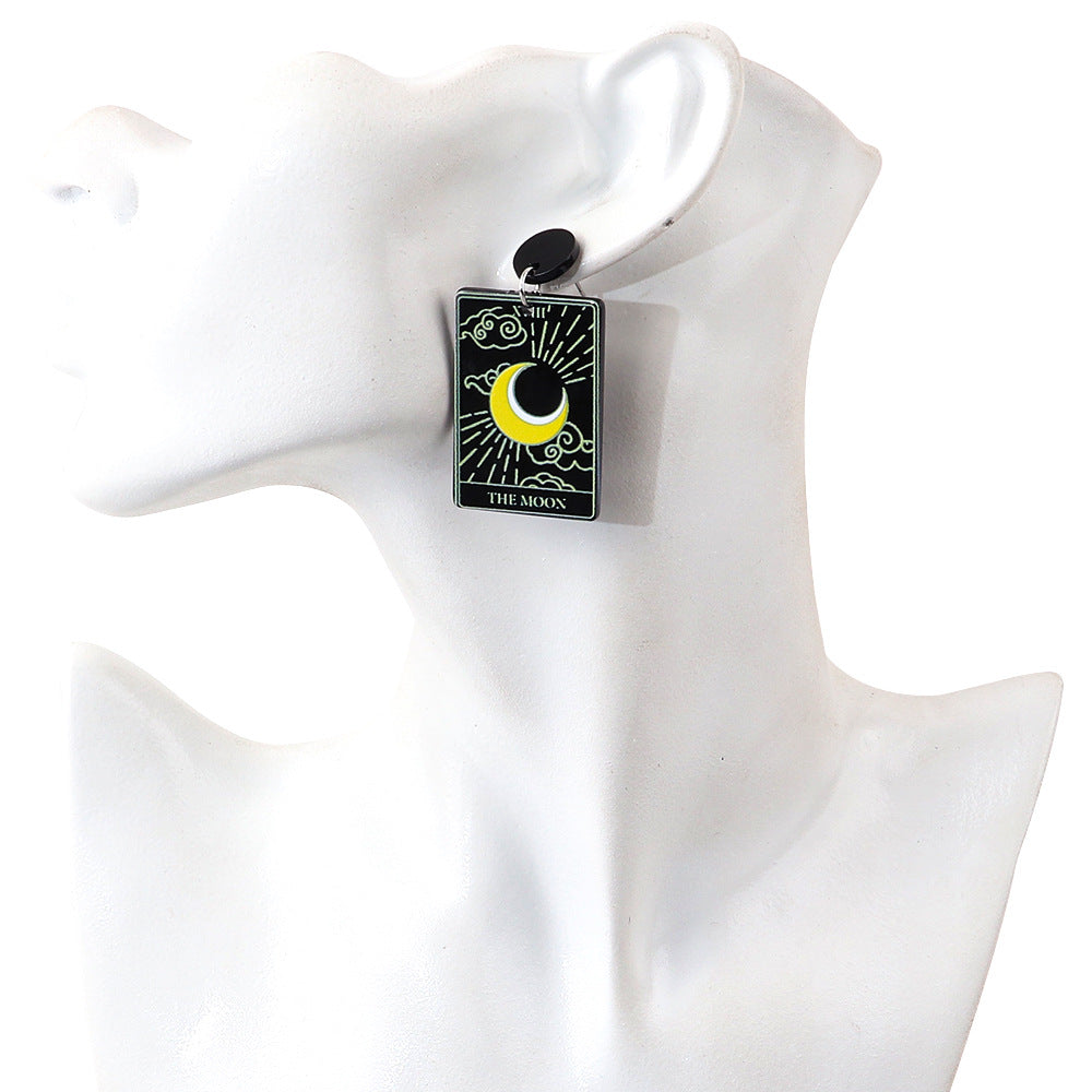 Wholesale Tarot Acrylic Earrings